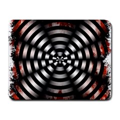 Zombie Apocalypse Warning Sign Small Mouse Pad (rectangle) by StuffOrSomething