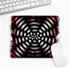 Zombie Apocalypse Warning Sign Large Mouse Pad (rectangle) by StuffOrSomething