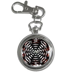 Zombie Apocalypse Warning Sign Key Chain Watch by StuffOrSomething