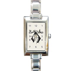 Vintage Beauty  Rectangular Italian Charm Watch by OCDesignss