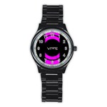 Vape Abstract Sport Metal Watch (Black) Front