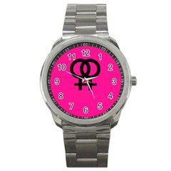 Girl Love  Sport Metal Watch by OCDesignss