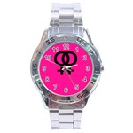 Girl Love  Stainless Steel Watch Front