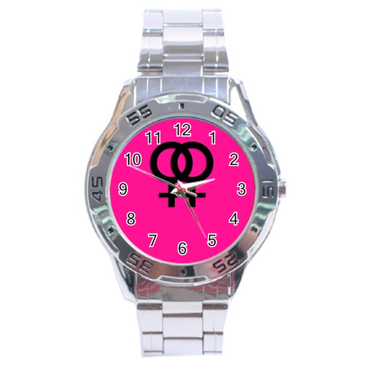 Girl Love  Stainless Steel Watch