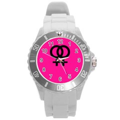 Girl Love  Plastic Sport Watch (large) by OCDesignss