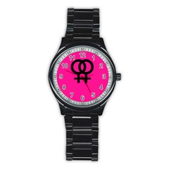 Girl Love  Sport Metal Watch (black) by OCDesignss