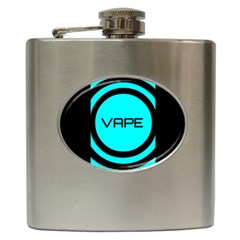 Turquoise Lines Vape   Hip Flask by OCDesignss