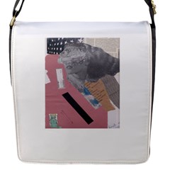 Clarissa On My Mind Flap Closure Messenger Bag (small) by KnutVanBrijs