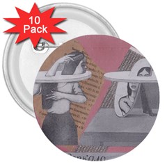 Marushka 3  Button (10 Pack)