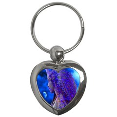 Moon Shadow Key Chain (heart)