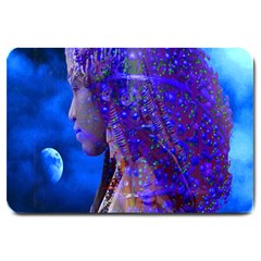 Moon Shadow Large Door Mat by icarusismartdesigns