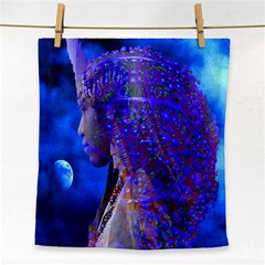 Moon Shadow Face Towel by icarusismartdesigns