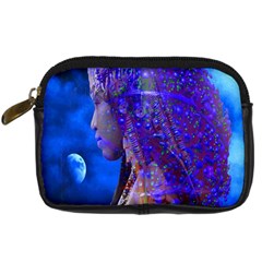 Moon Shadow Digital Camera Leather Case by icarusismartdesigns