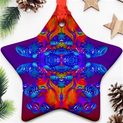 Abstract Reflections Star Ornament by icarusismartdesigns