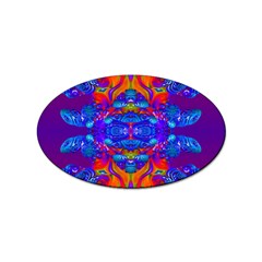 Abstract Reflections Sticker (oval) by icarusismartdesigns