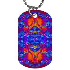 Abstract Reflections Dog Tag (two-sided)  by icarusismartdesigns