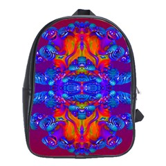 Abstract Reflections School Bag (large)