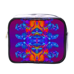 Abstract Reflections Mini Travel Toiletry Bag (one Side)