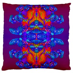 Abstract Reflections Large Cushion Case (single Sided) 