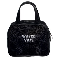 Wake&vape Leopard  Classic Handbag (two Sides) by OCDesignss