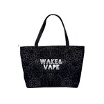 Wake&vape Leopard  Large Shoulder Bag Back