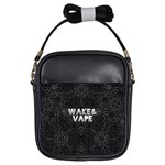 Wake&vape Leopard  Girl s Sling Bag Front