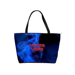 Wake&vape Blue Smoke  Large Shoulder Bag by OCDesignss