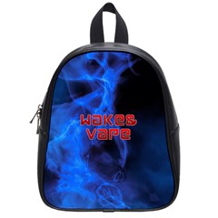 Wake&vape Blue Smoke  School Bag (small) by OCDesignss