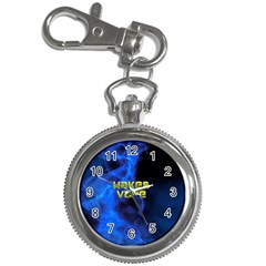 Wake&vape Blue Smoke  Key Chain Watch by OCDesignss