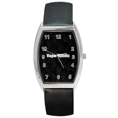 Vape Aholic Blk Snake  Tonneau Leather Watch by OCDesignss