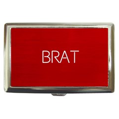 Brat Red Cigarette Money Case by OCDesignss