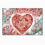 Vintage Colorful Merry Christmas Design Postcards 5  x 7  (10 Pack) Front