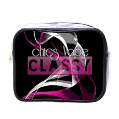 Classy Chics Vape Pink Smoke  Mini Travel Toiletry Bag (one Side) by OCDesignss