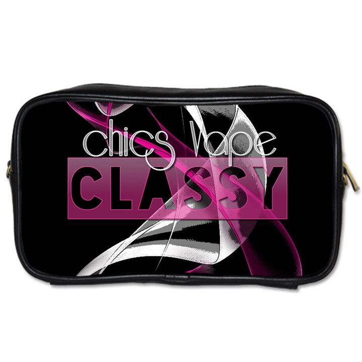 Classy Chics Vape Pink Smoke  Travel Toiletry Bag (One Side)