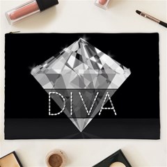 Diva Diamond  Cosmetic Bag (xxl) by OCDesignss