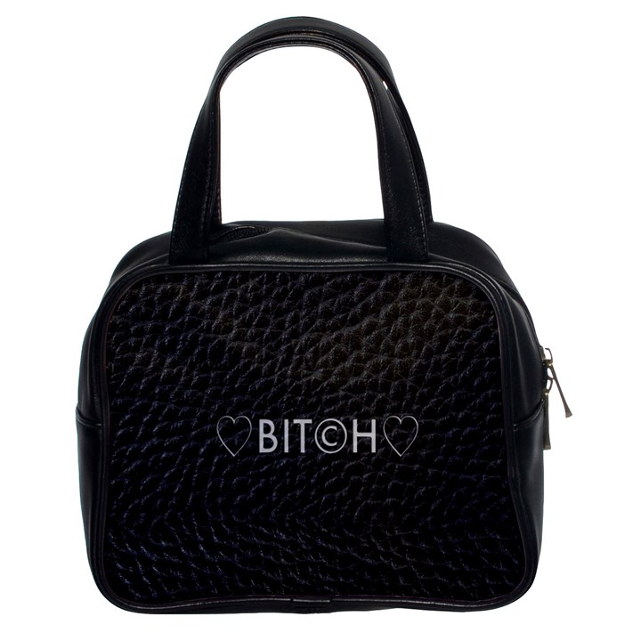 Black Bit?h Classic Handbag (Two Sides)