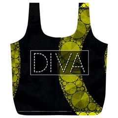 Diva Bling  Reusable Bag (xl) by OCDesignss