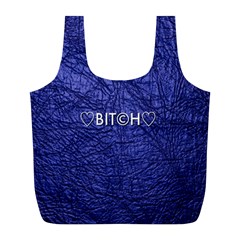 Blue Bit?h Reusable Bag (l)