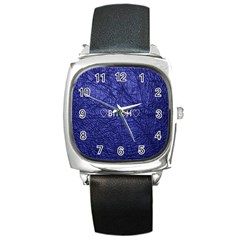 Blue Bit?h Square Leather Watch by OCDesignss