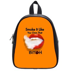 Vape Mouth Smoke Own That School Bag (small) by OCDesignss