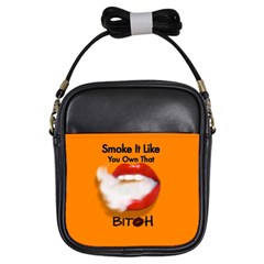 Vape Mouth Smoke Own That Girl s Sling Bag by OCDesignss