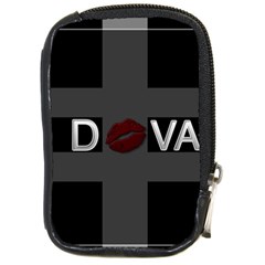 Diva Lips Bold Compact Camera Leather Case by OCDesignss