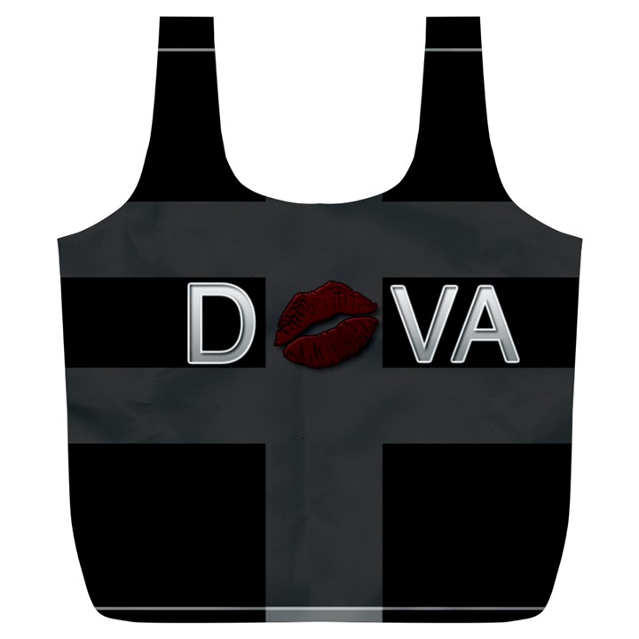 Diva Lips Bold Reusable Bag (XL)