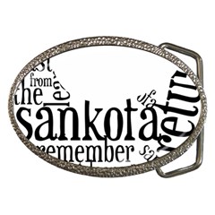 Sankofashirt Belt Buckle (oval) by afromartha