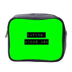 Vaping Kicks Ash Florescent  Mini Travel Toiletry Bag (two Sides) by OCDesignss