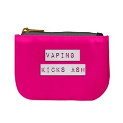 Vaping Kicks Ash Pink  Coin Change Purse by OCDesignss