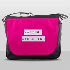 Vaping Kicks Ash Pink  Messenger Bag by OCDesignss