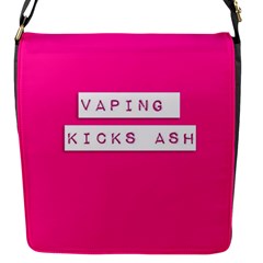 Vaping Kicks Ash Pink  Flap Closure Messenger Bag (small) by OCDesignss