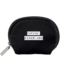 Vaping Kicks Ash Blk&wht  Accessory Pouch (small) by OCDesignss