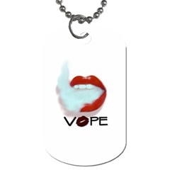 Vape Mouth Smoke  Dog Tag (one Sided) by OCDesignss